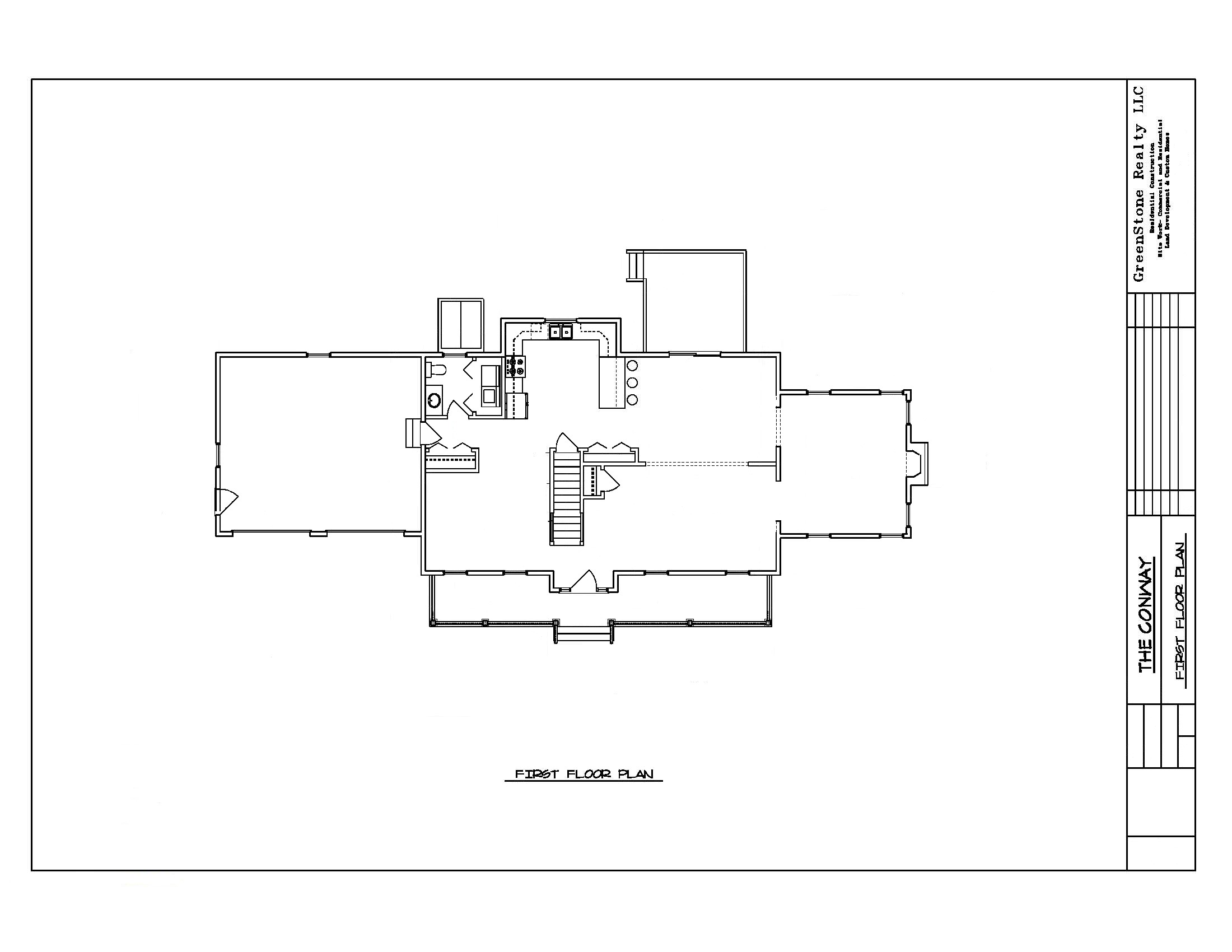 The Conway Firsty Floor Plan