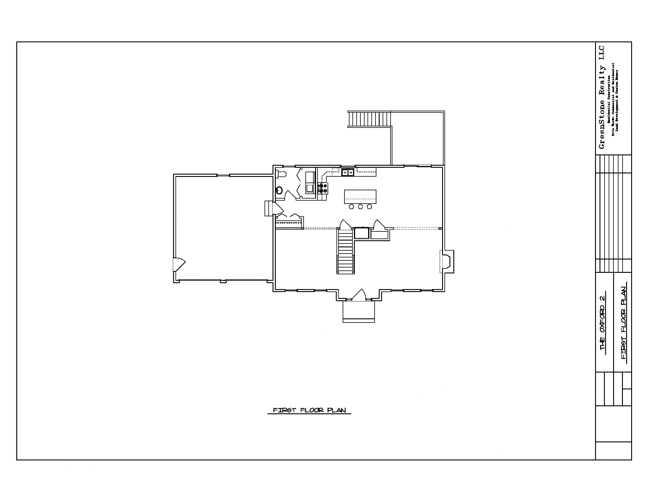 The Oxford First Floor Plan