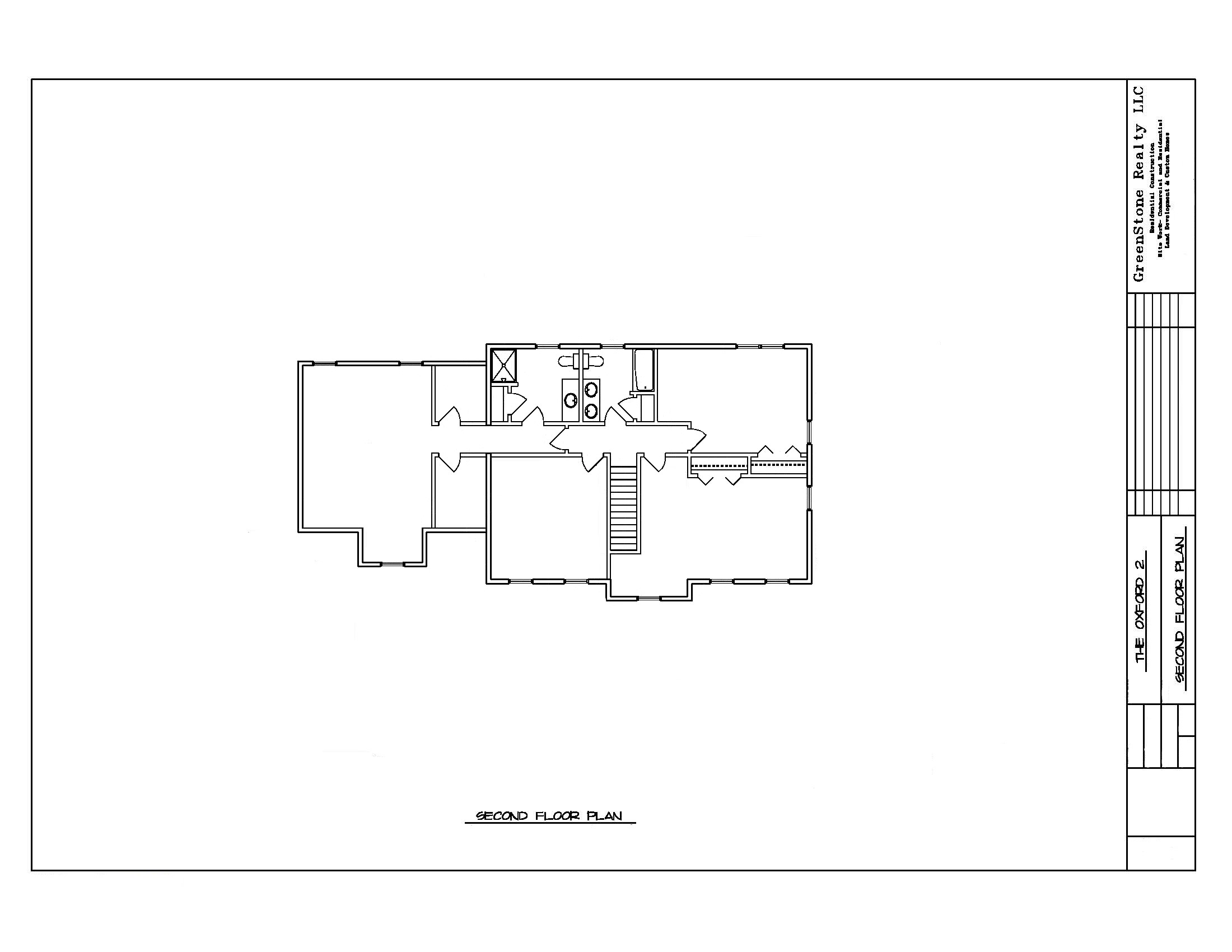 The Oxford Second Floor Plan